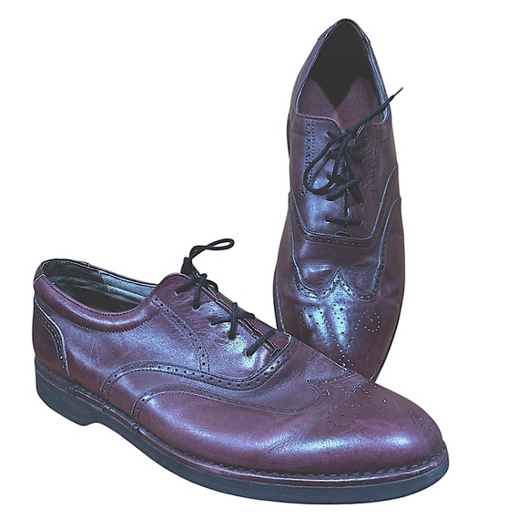 DresSports by Rockport Mens Vibram 13 Burgundy M3677 Nice Condition - Picture 1 of 15